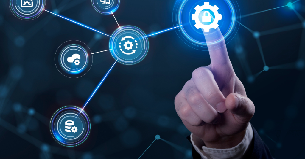 Business leader sitting at a desk to evaluate new technology for digital transformation